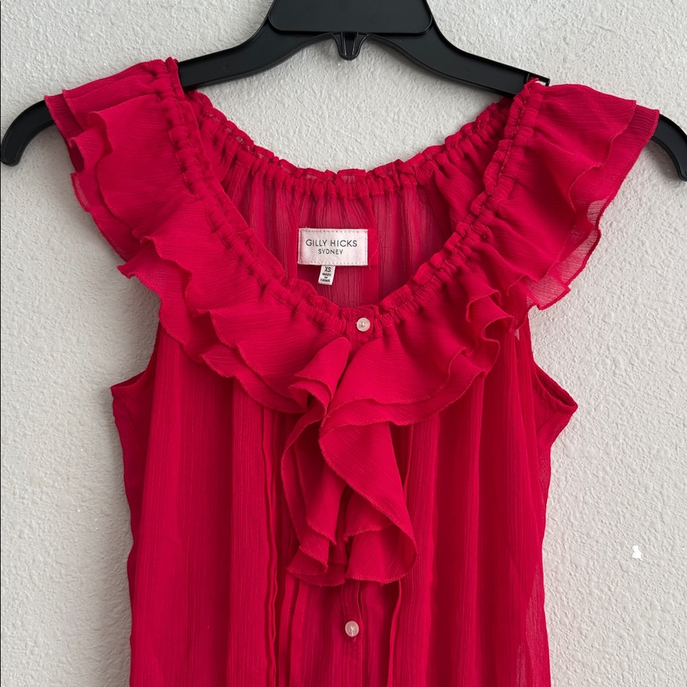 Women’s Gilly Hicks pink blouse XS - Picture 2 of 5